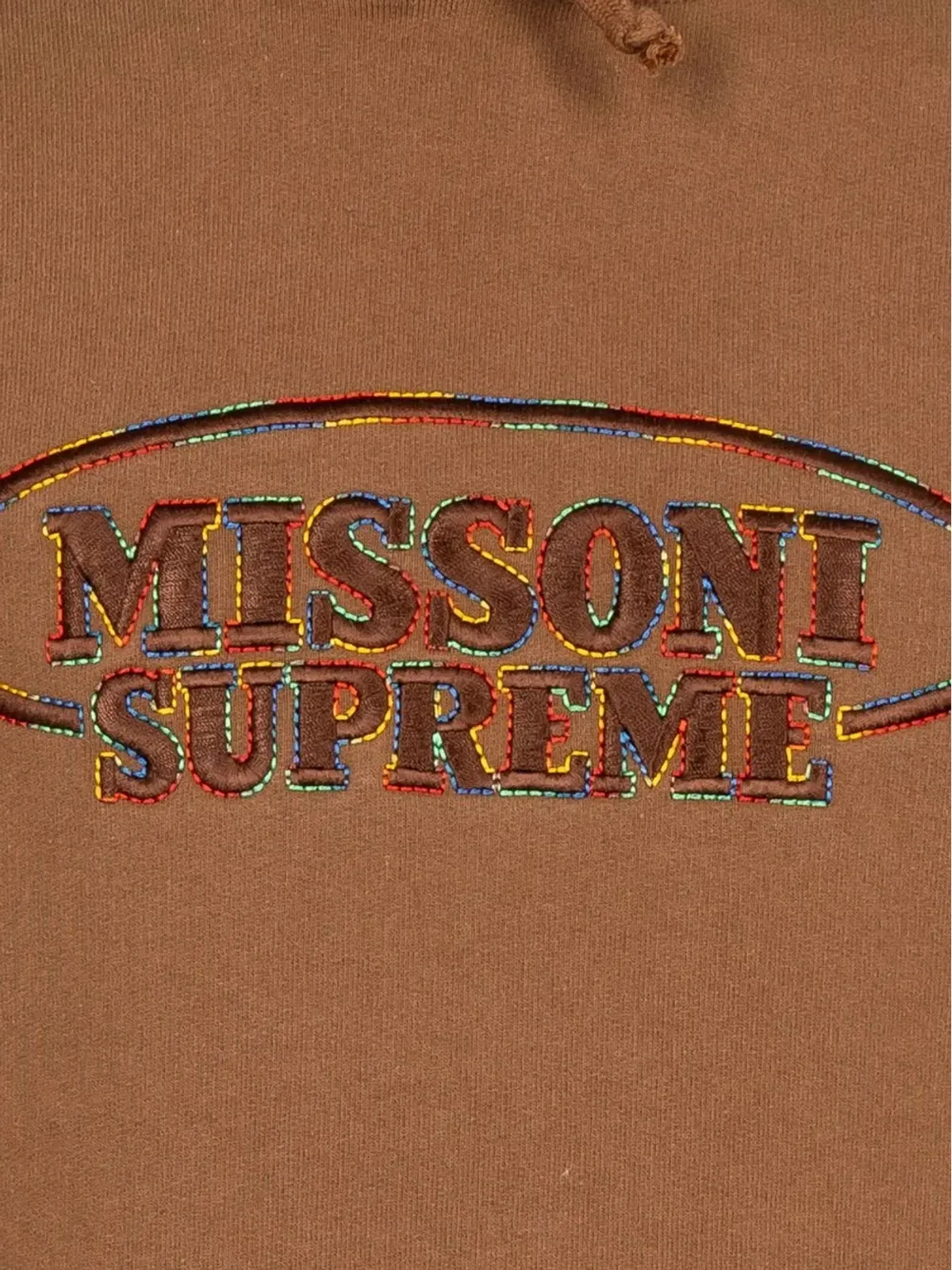 Supreme x Missoni ロゴ刺繍フーディー - 画像3