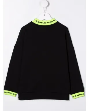 Balmain Kids ロゴトリム スウェットシャツ - サムネイル2