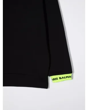 Balmain Kids ロゴトリム スウェットシャツ - サムネイル3
