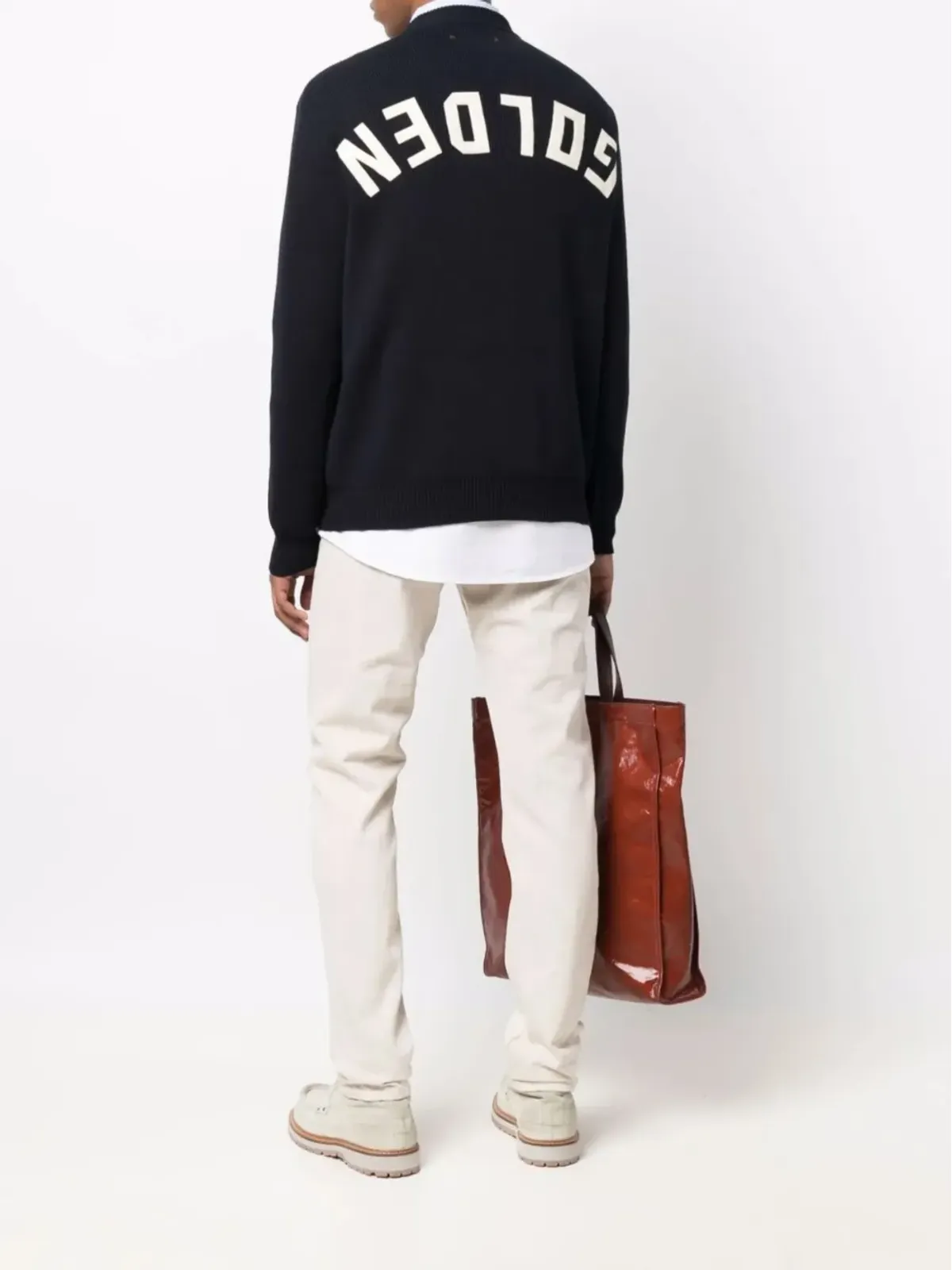 Golden Goose リブ編み丸首セーター - 画像2