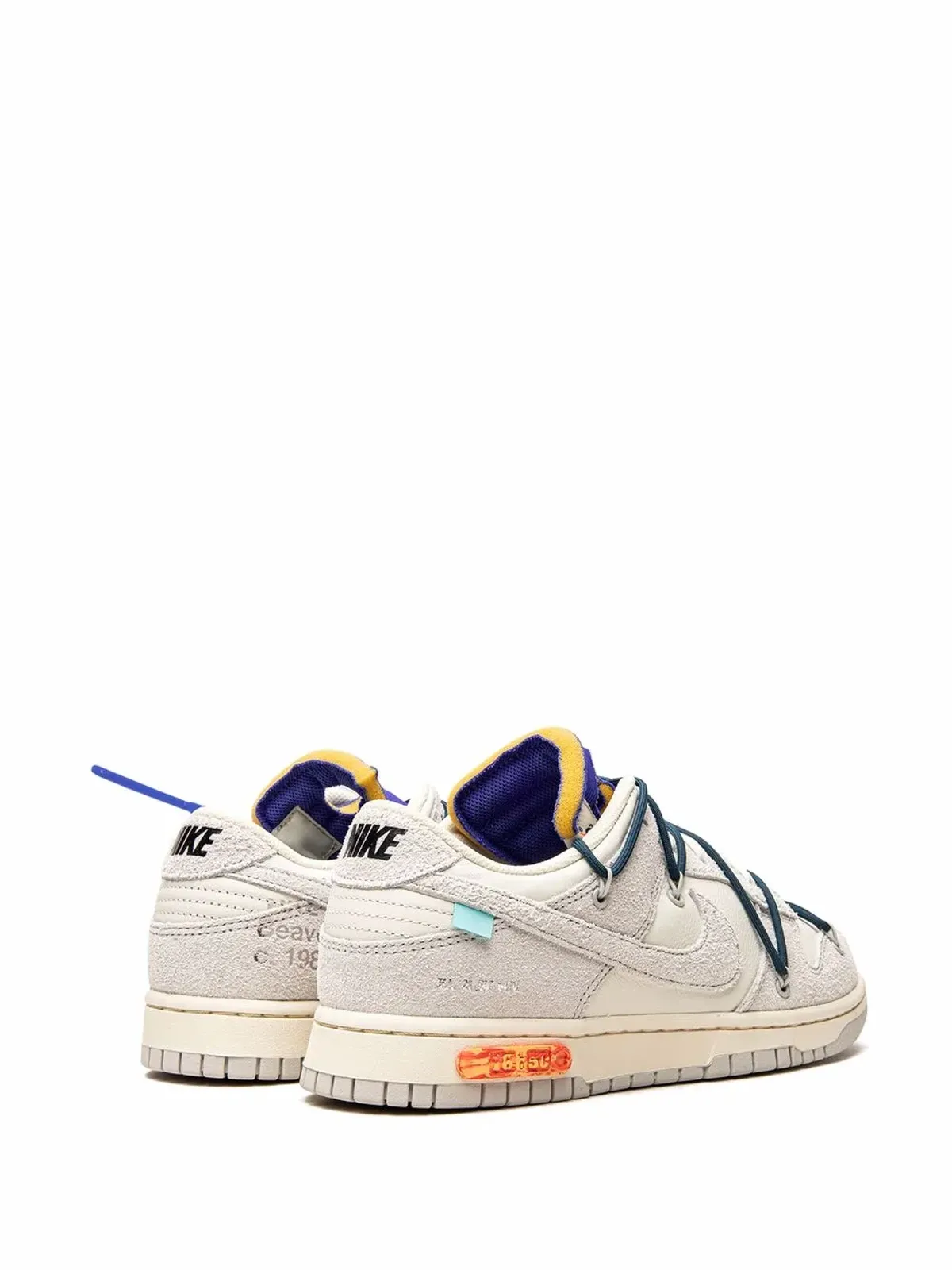 Nike X Off-White ダンク ロー Lot 16 スニーカー - 画像3