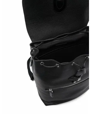 Aspinal Of London Reporter grained-effect backpack - サムネイル5