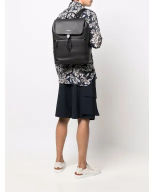 Aspinal Of London Reporter grained-effect backpack - サムネイル2