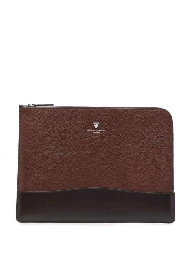 Aspinal Of London Aspinal Of London シティ レザー ラップトップバッグの商品画像