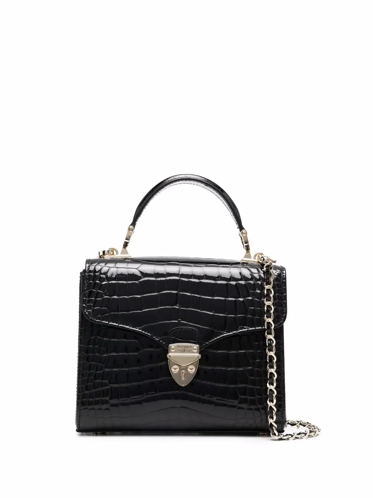 Aspinal Of London メイフェア トップハンドルバッグ - 画像1