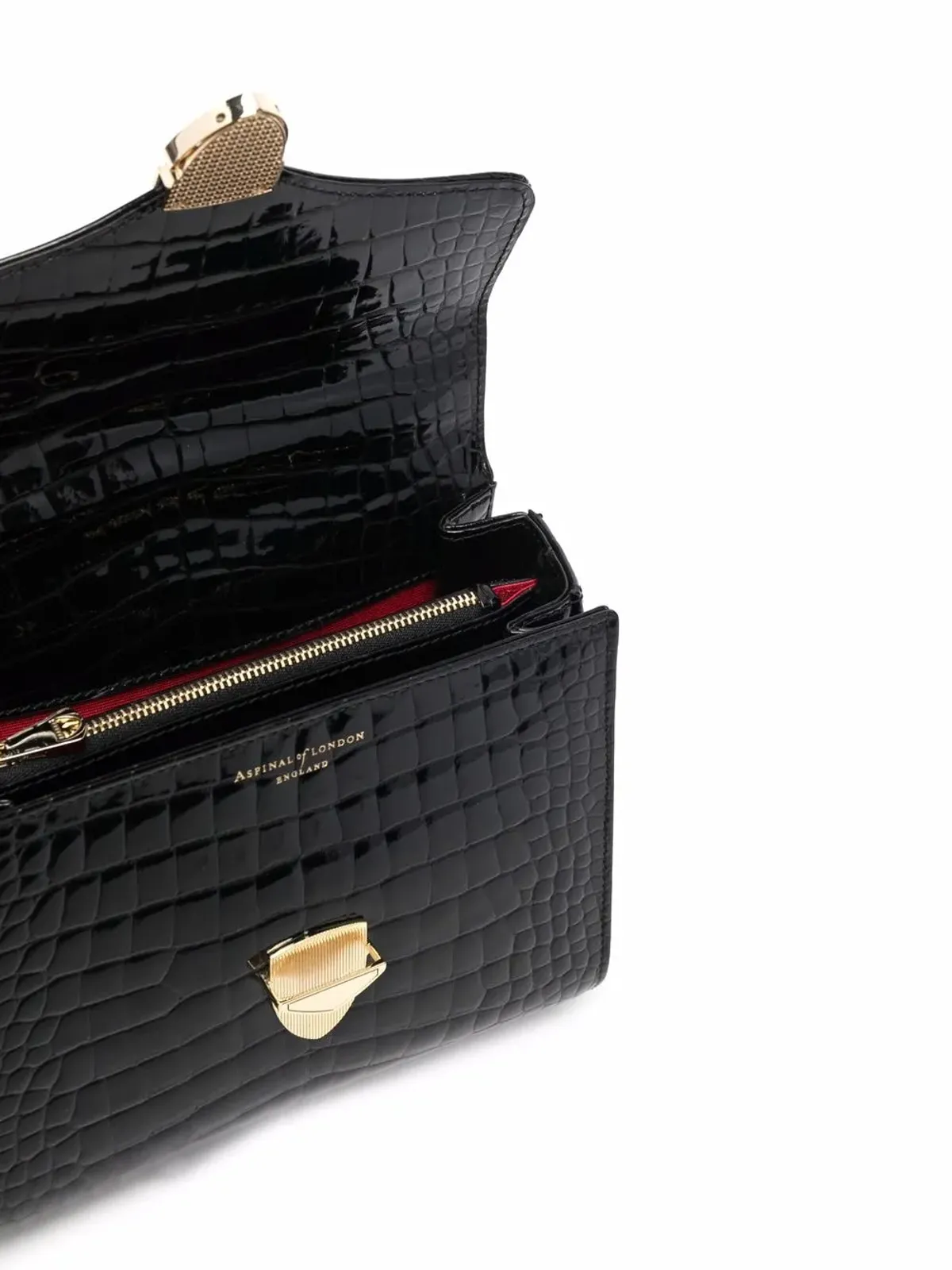 Aspinal Of London メイフェア トップハンドルバッグ - 画像5
