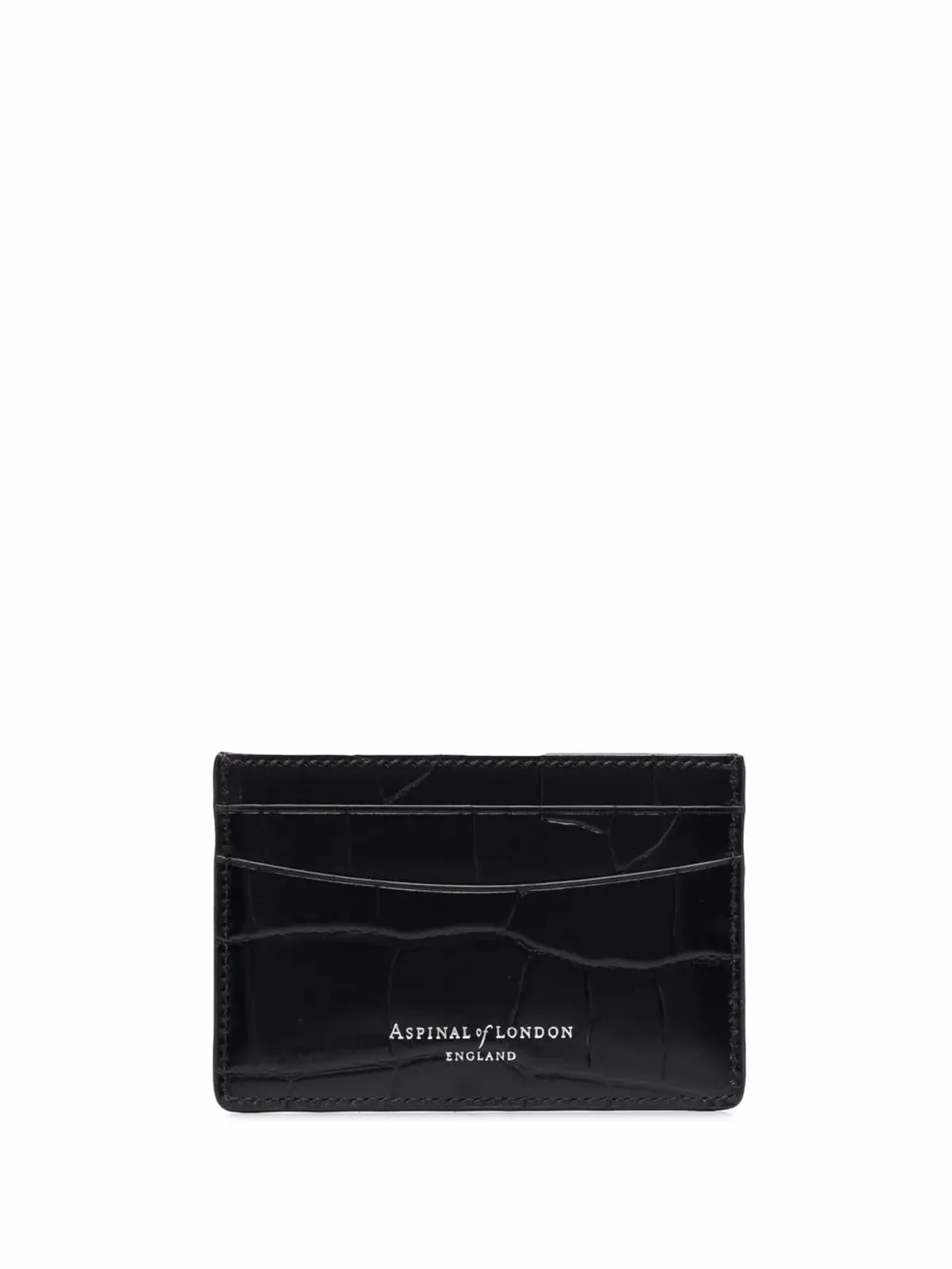 Aspinal Of London クロコエフェクト カードホルダー - 画像2