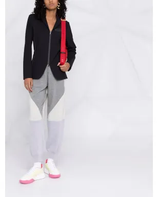 Stella McCartney パネルドウール トラックパンツ - グレー - サムネイル2