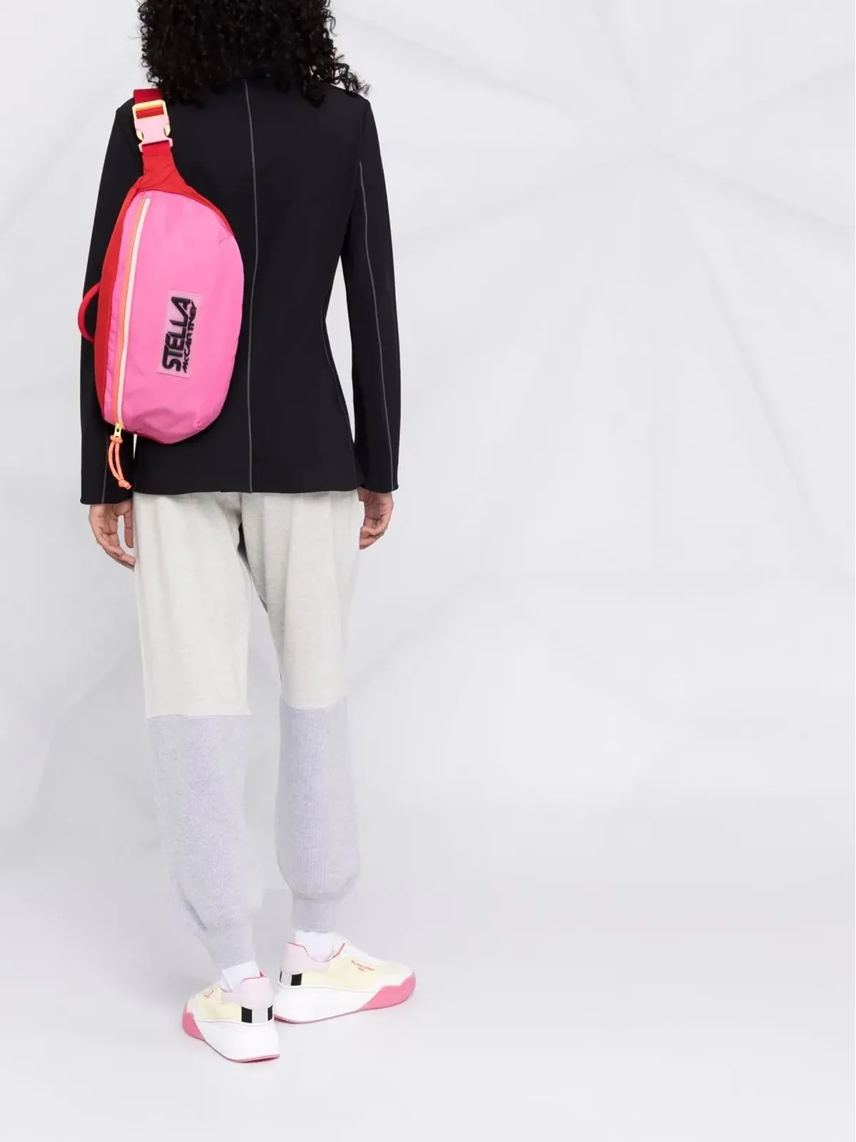 Stella McCartney パネルドウール トラックパンツ - グレー - 画像4