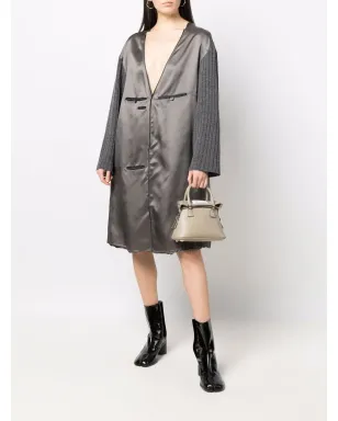 Maison Margiela コントラストスリーブ Vネック ドレス - サムネイル2
