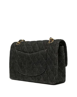CHANEL Pre-Owned 1998年 ダブルフラップ デニム ショルダーバッグ - サムネイル3