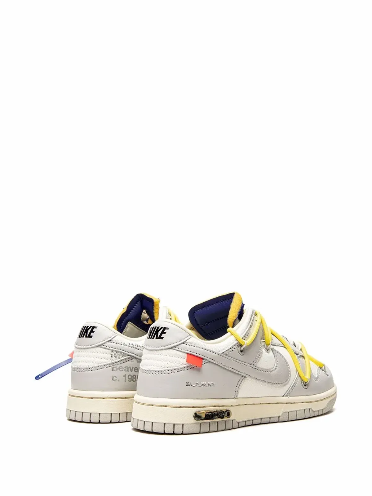 Nike X Off-White Dunk Low Lot 27 スニーカー - 画像3