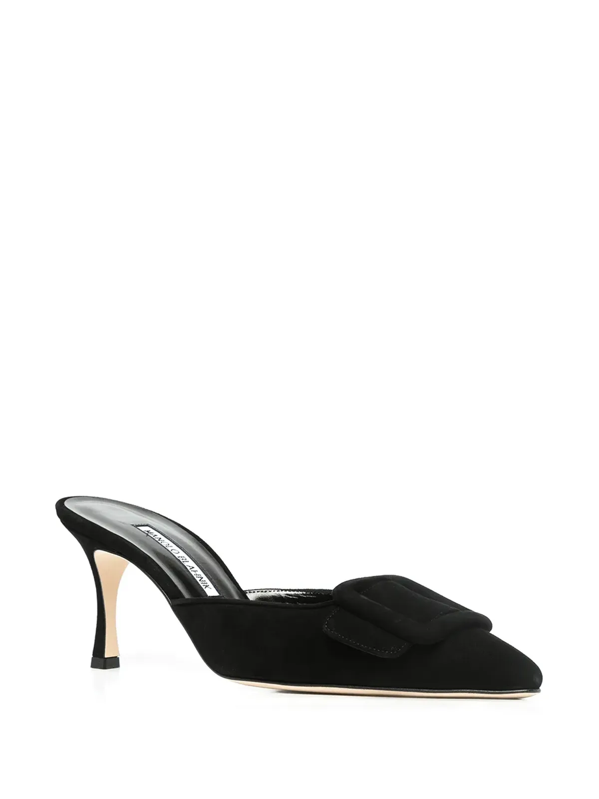 Manolo Blahnik メイセール バックル付きミュール - 画像2