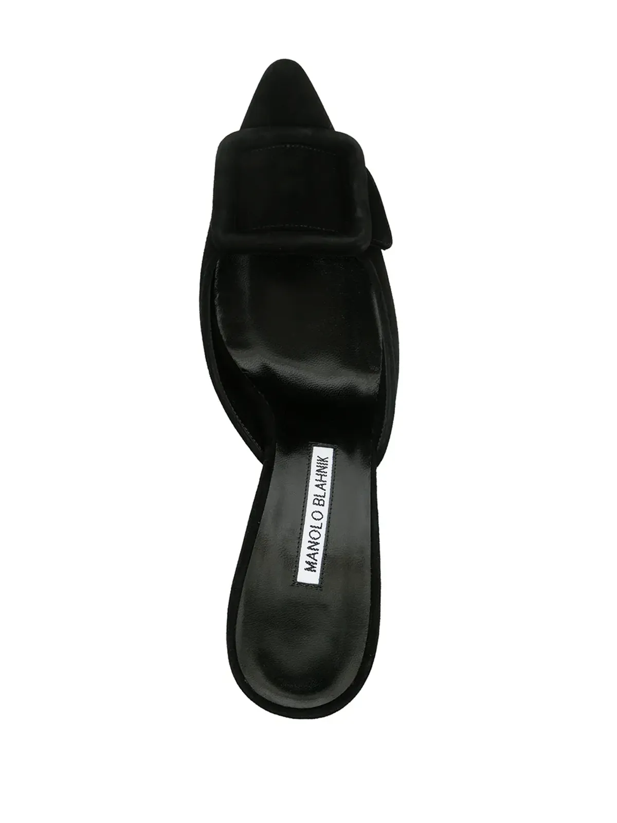 Manolo Blahnik メイセール バックル付きミュール - 画像4