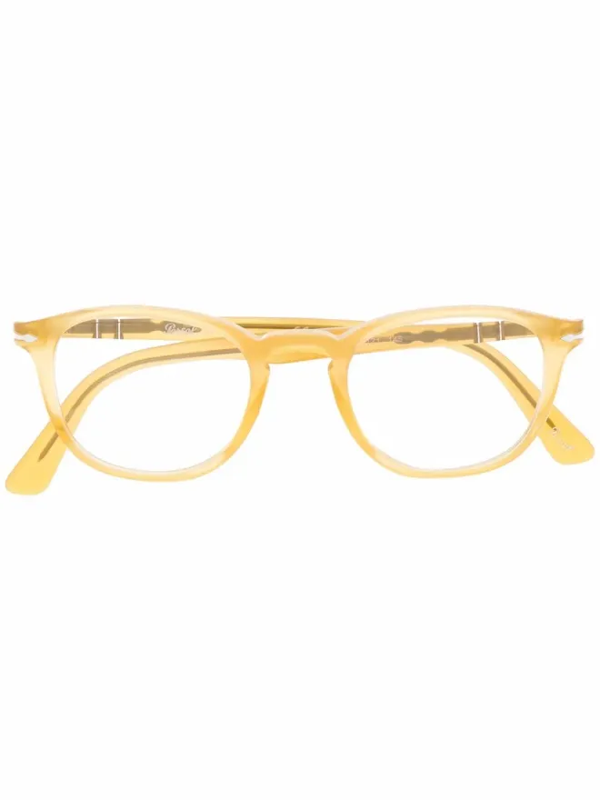 Persol Persol ロゴスクエアフレーム メガネの商品画像