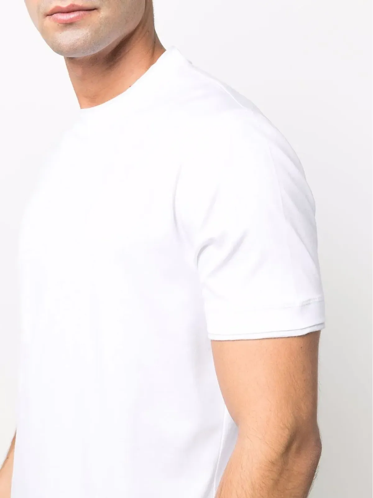 Brunello Cucinelli レイヤードトリム コットン Tシャツ - 画像5