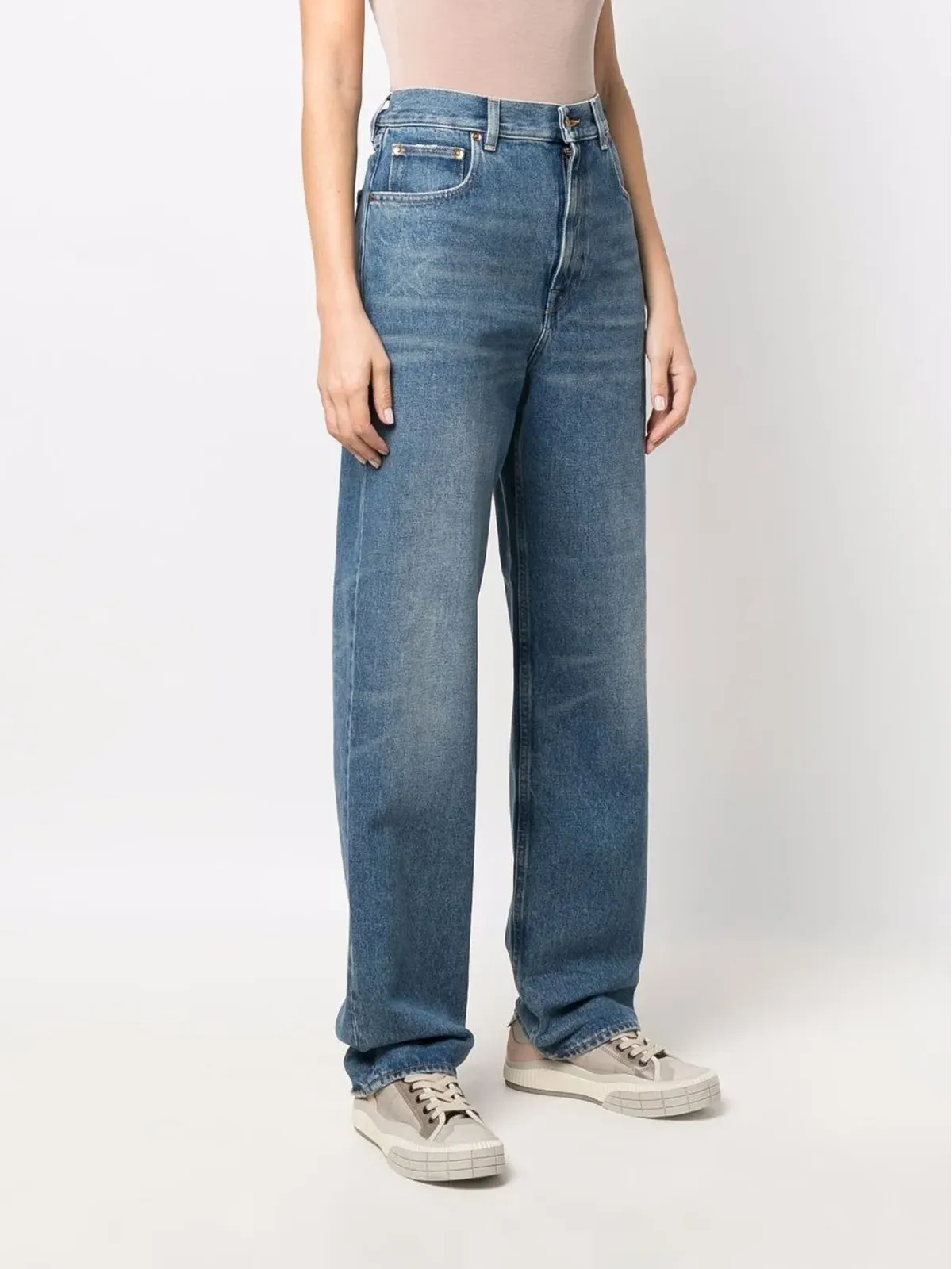 Golden Goose デニムワイドジーンズ - 画像3