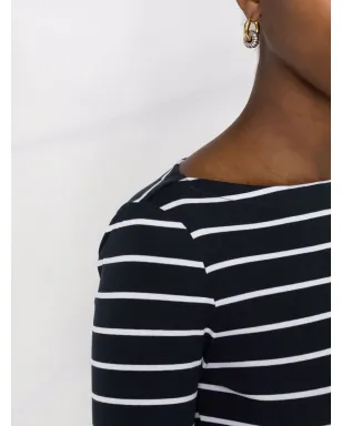 Lauren Ralph Lauren 水平ストライプの半袖トップ - サムネイル3