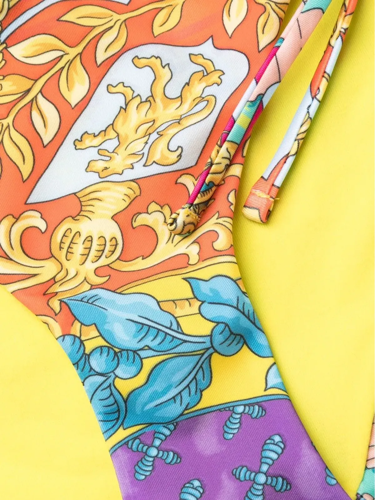 Versace バロック柄プリント ビキニボトムス - 画像3