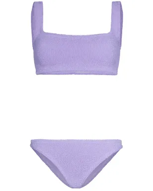Hunza G Xandra テクスチャードビキニセット パープル - サムネイル1