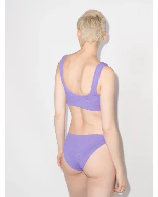 Hunza G Xandra テクスチャードビキニセット パープル - サムネイル3