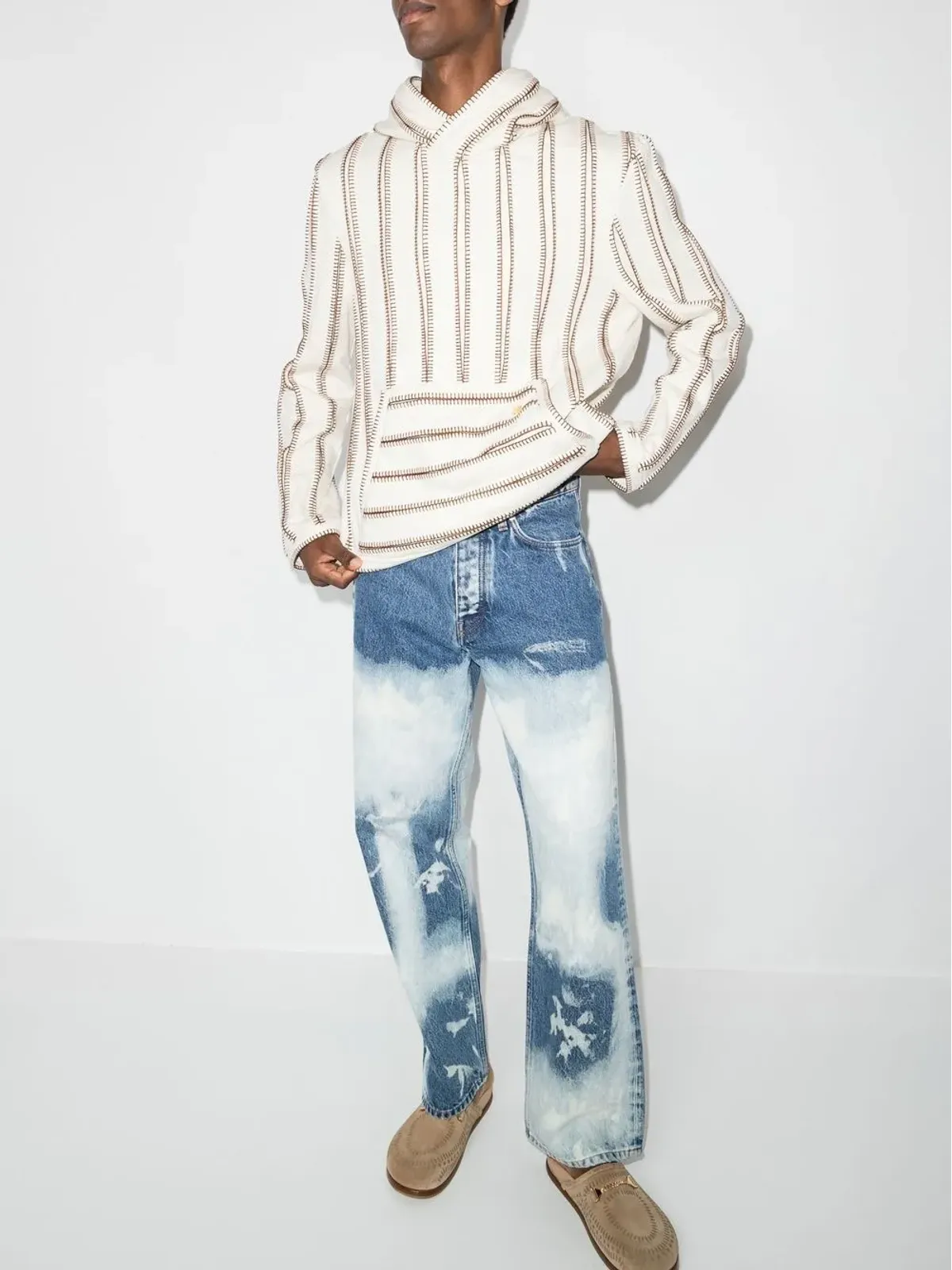 AMIRI コントラストステッチ スウェットシャツ - 画像2