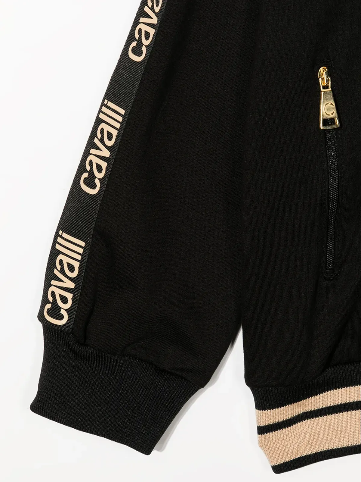 Roberto Cavalli Junior ロゴテープディテールセーター - 画像3