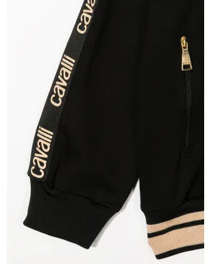 Roberto Cavalli Junior ロゴテープディテールセーター - サムネイル3