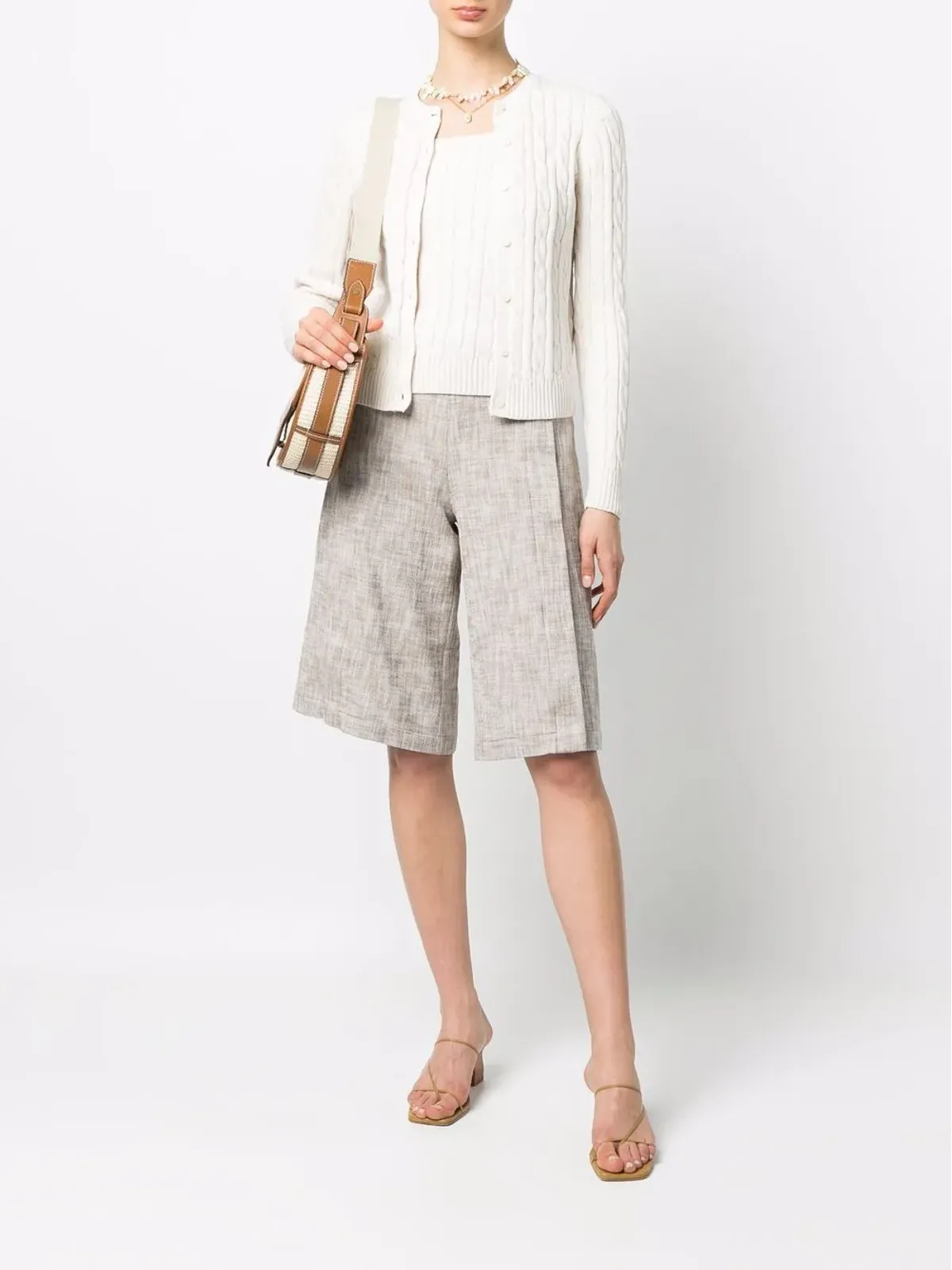 Lauren Ralph Lauren ケーブルニット スクープネック トップ - 画像2