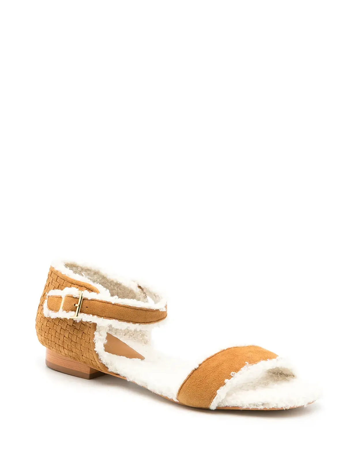 Sarah Chofakian Jude fluffy sandals - 画像2
