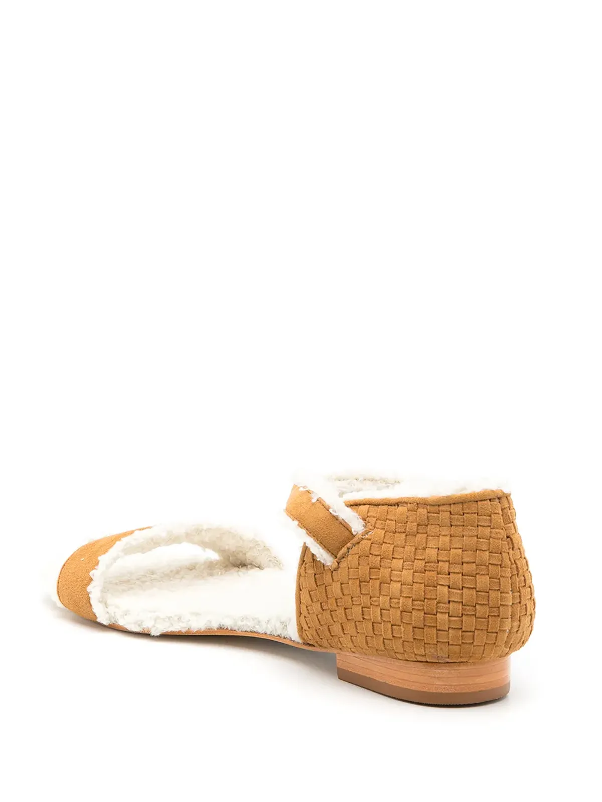 Sarah Chofakian Jude fluffy sandals - 画像3