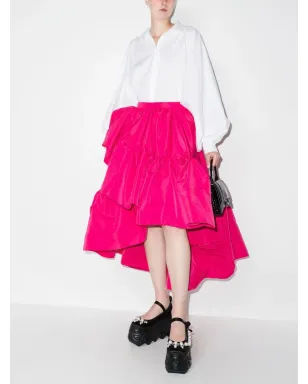 Alexander McQueen アシンメトリック・フリルスカート ピンク - サムネイル5