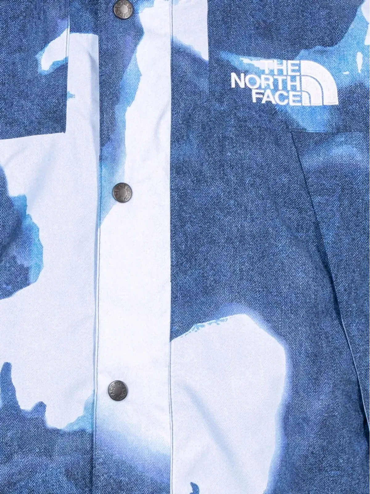 Supreme ブリーチデニムプリント マウンテンジャケット - Blue - 画像3
