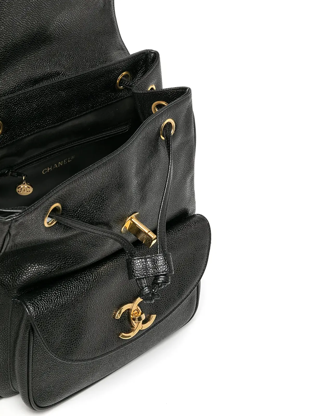 CHANEL Pre-Owned 1995 CC Turn-lock バックパック - 画像5