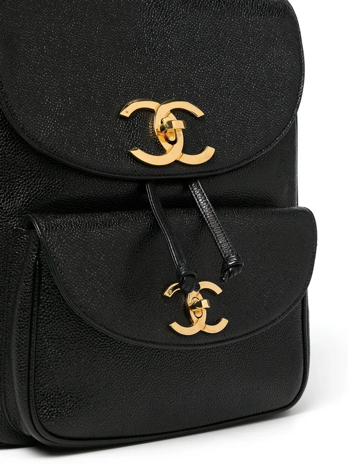 CHANEL Pre-Owned 1995 CC Turn-lock バックパック - 画像4