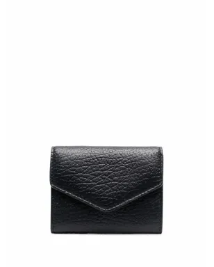 Maison Margiela アコーディオンレザーウォレット - ブラック - サムネイル1