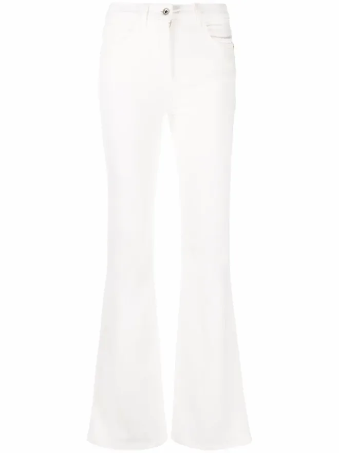 Patrizia Pepe Patrizia Pepe ロゴパッチ フレアジーンズの商品画像
