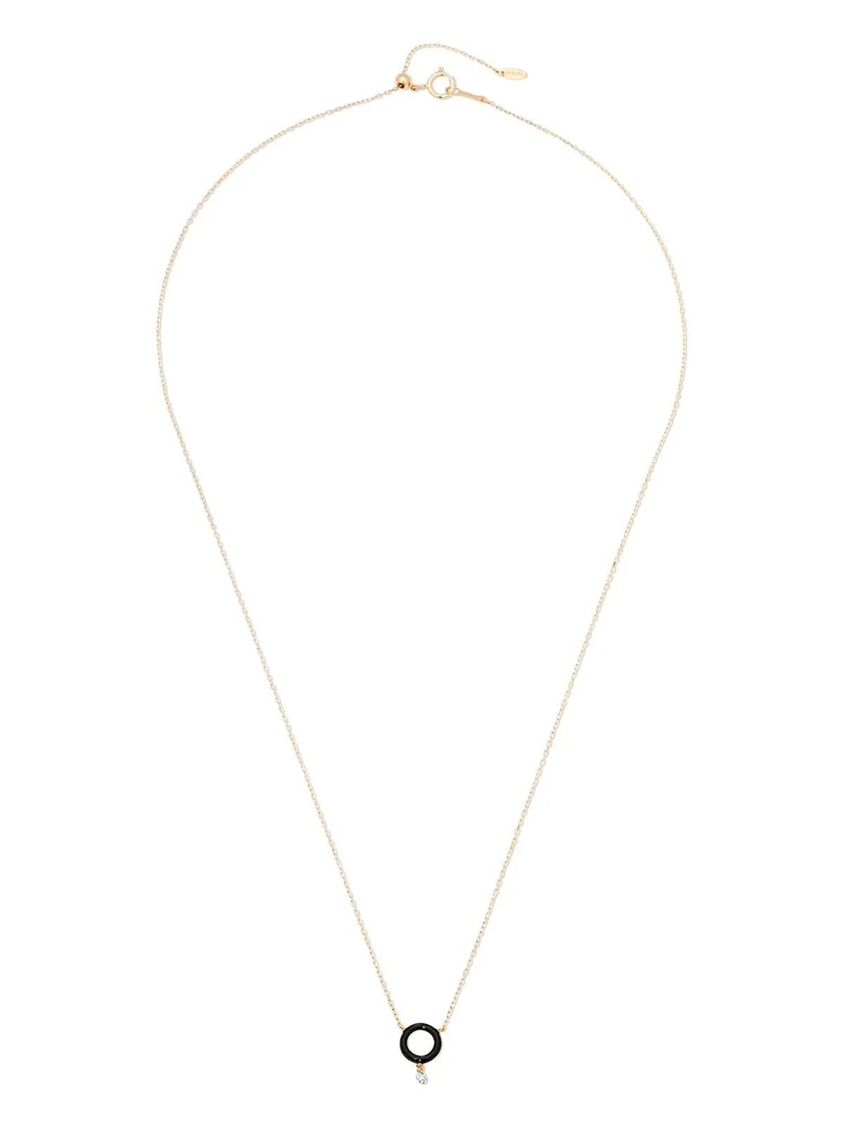 Persée 18K イエローゴールド ダイヤモンド ペンダント ネックレス - 画像2