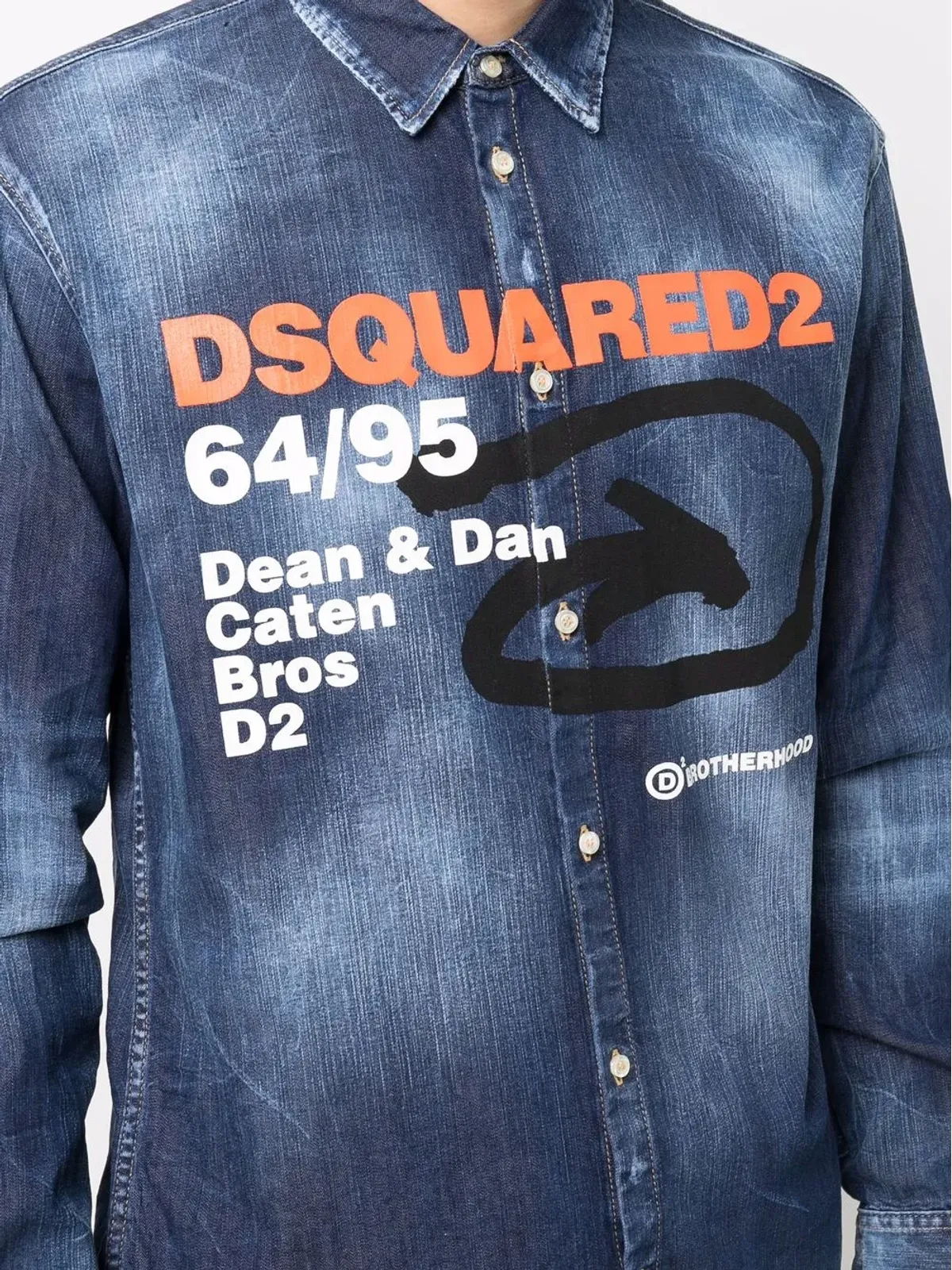 DSQUARED2 ロゴプリントシャツ - 画像5