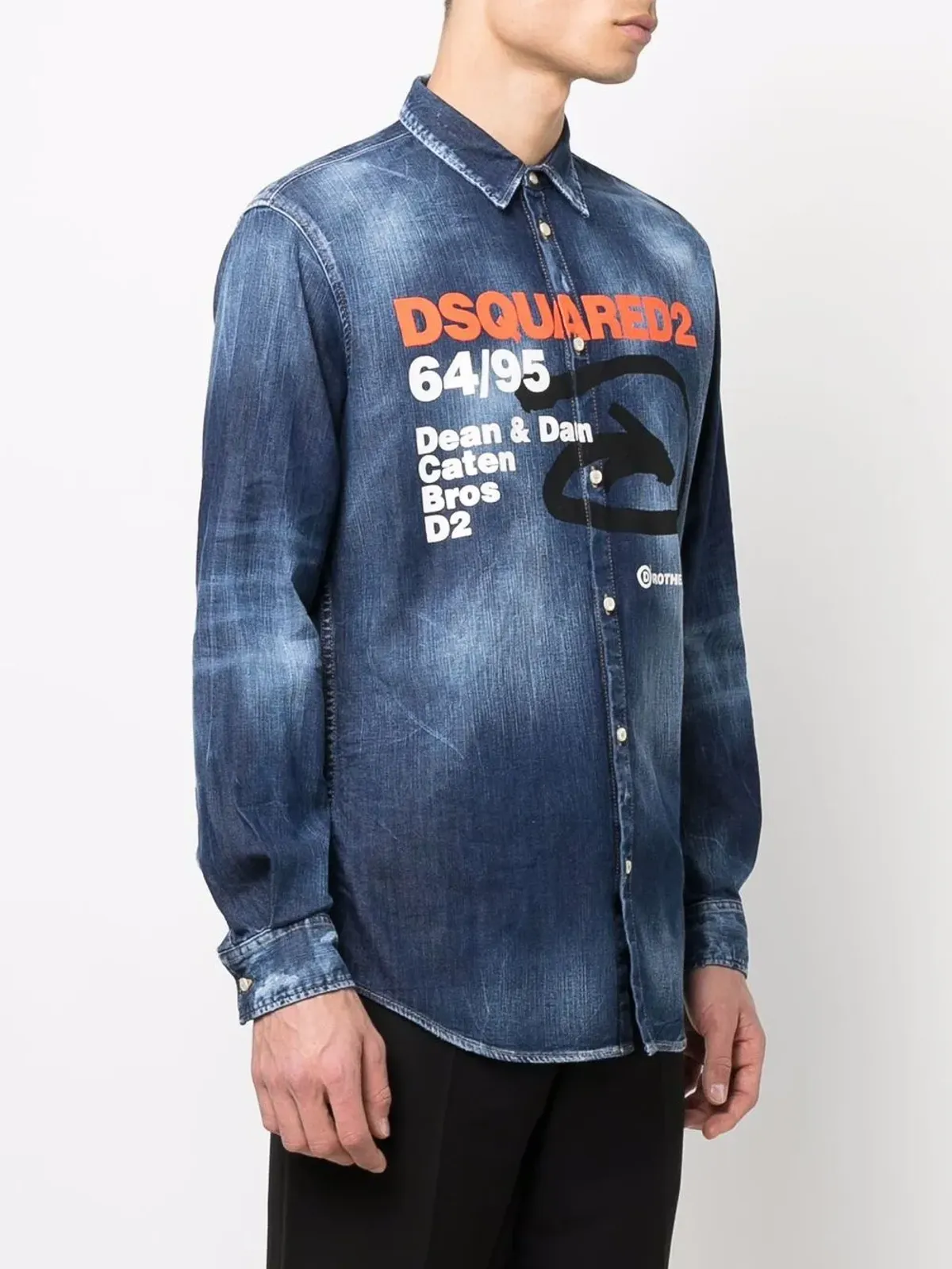 DSQUARED2 ロゴプリントシャツ - 画像3