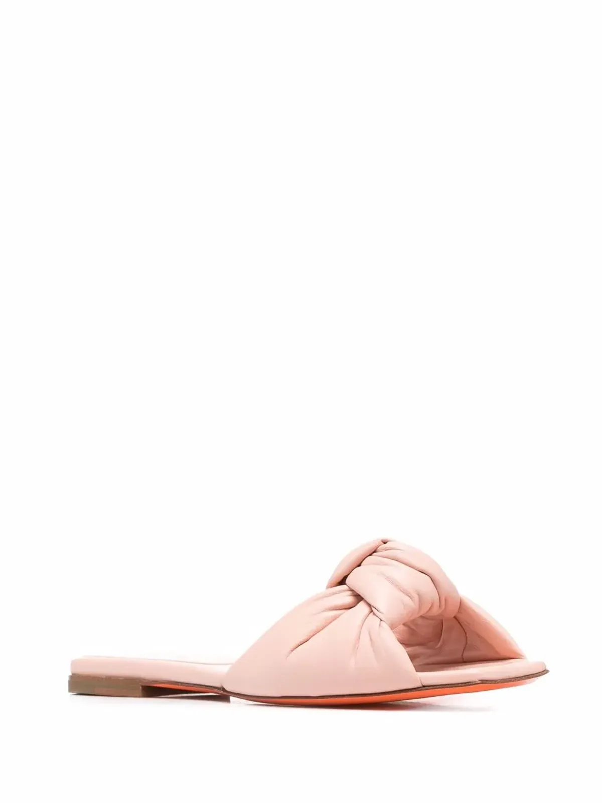 Santoni ノットディテール レザー サンダル - 画像2
