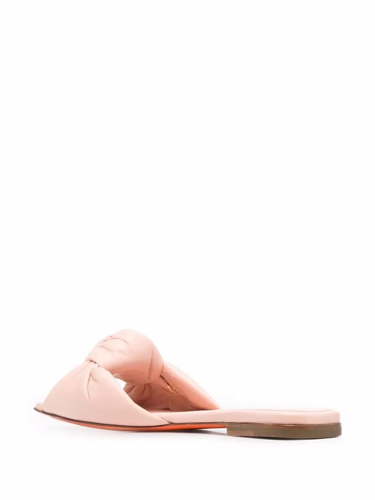 Santoni ノットディテール レザー サンダル - 画像3