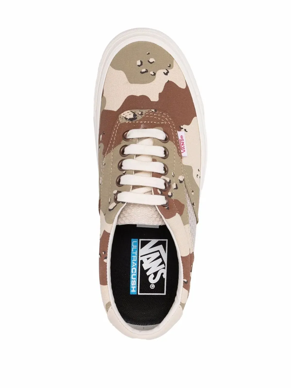 Vans カモフラージュプリントスニーカー グリーン - 画像4