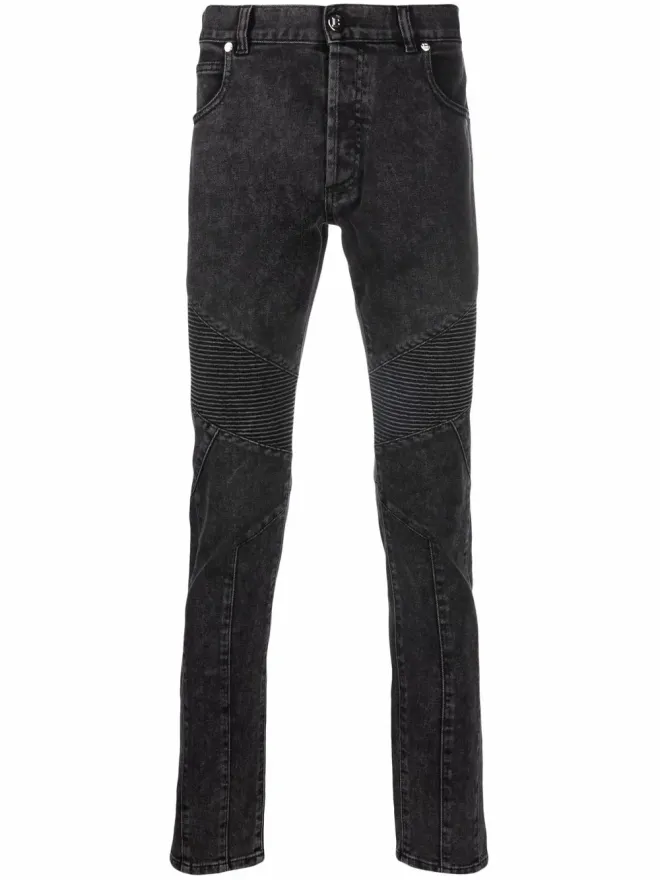BALMAIN Balmain デボスド ロゴ ディテール ジーンズの商品画像