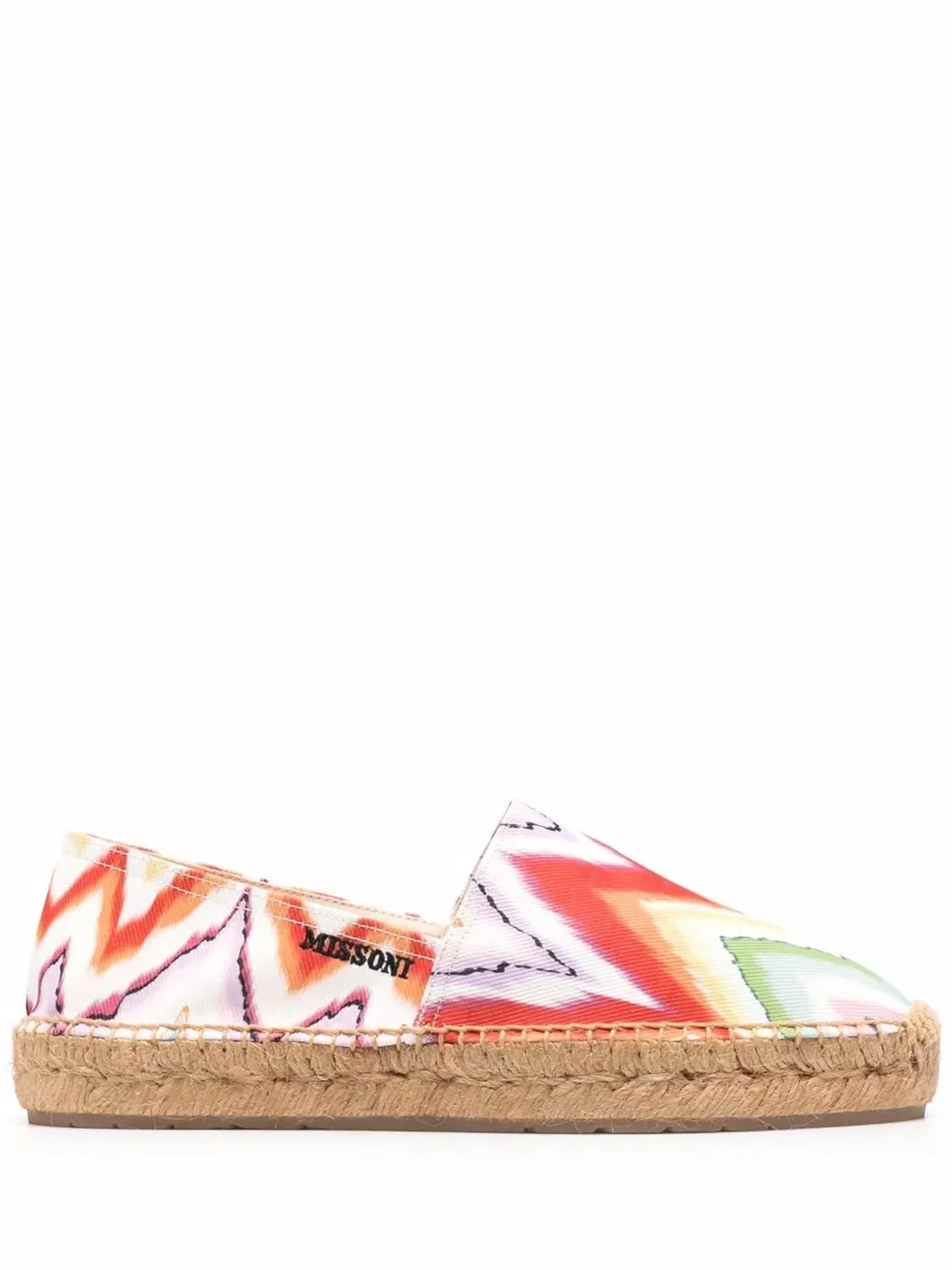 Missoni ジグザグプリント フラットエスパドリーユ - オレンジ - 画像1