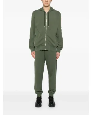 Alexander McQueen スリムフィット コットン トラックパンツ グリーン - サムネイル2