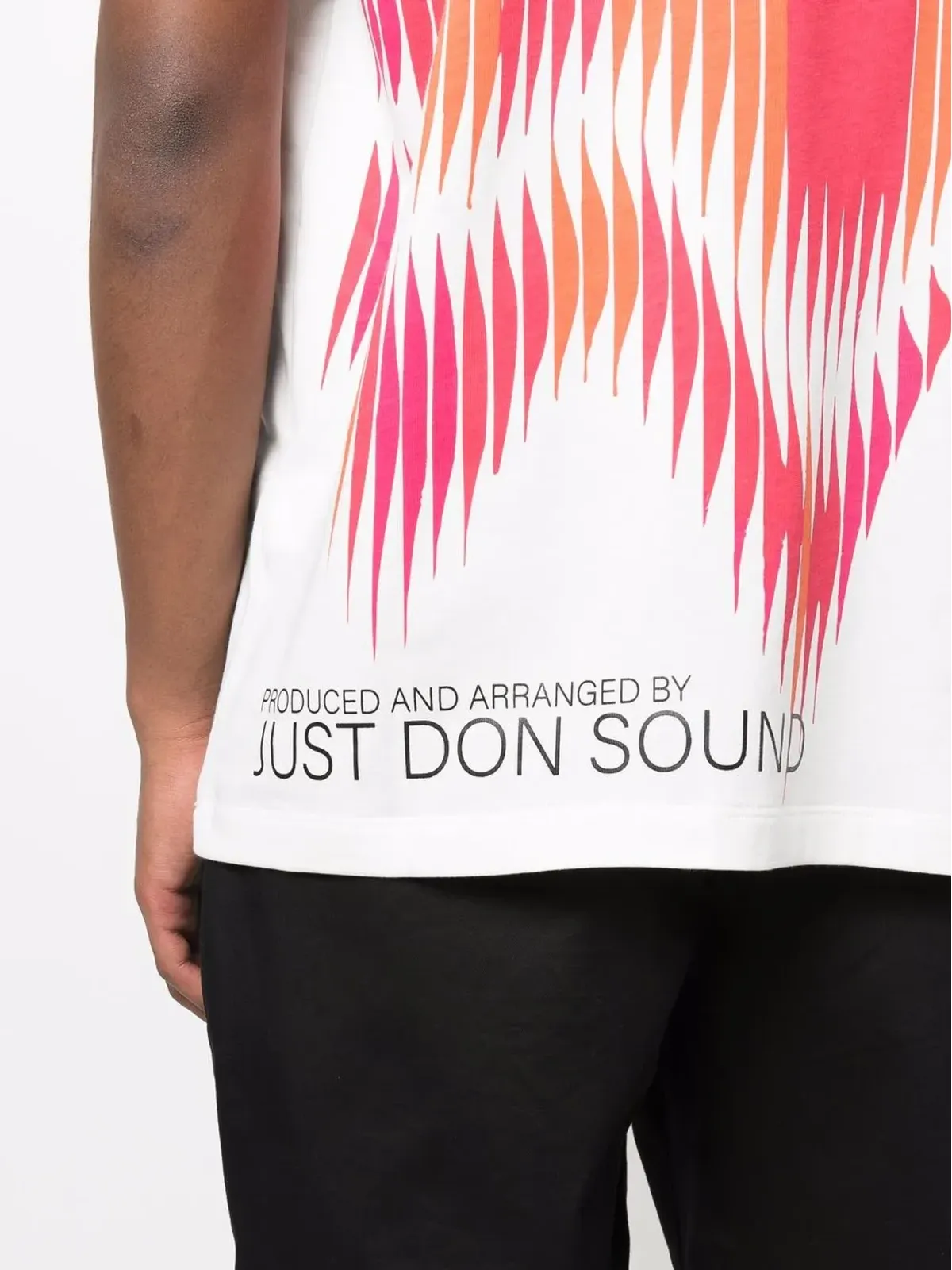 Just Don サウンドプリント半袖Tシャツ - 画像5