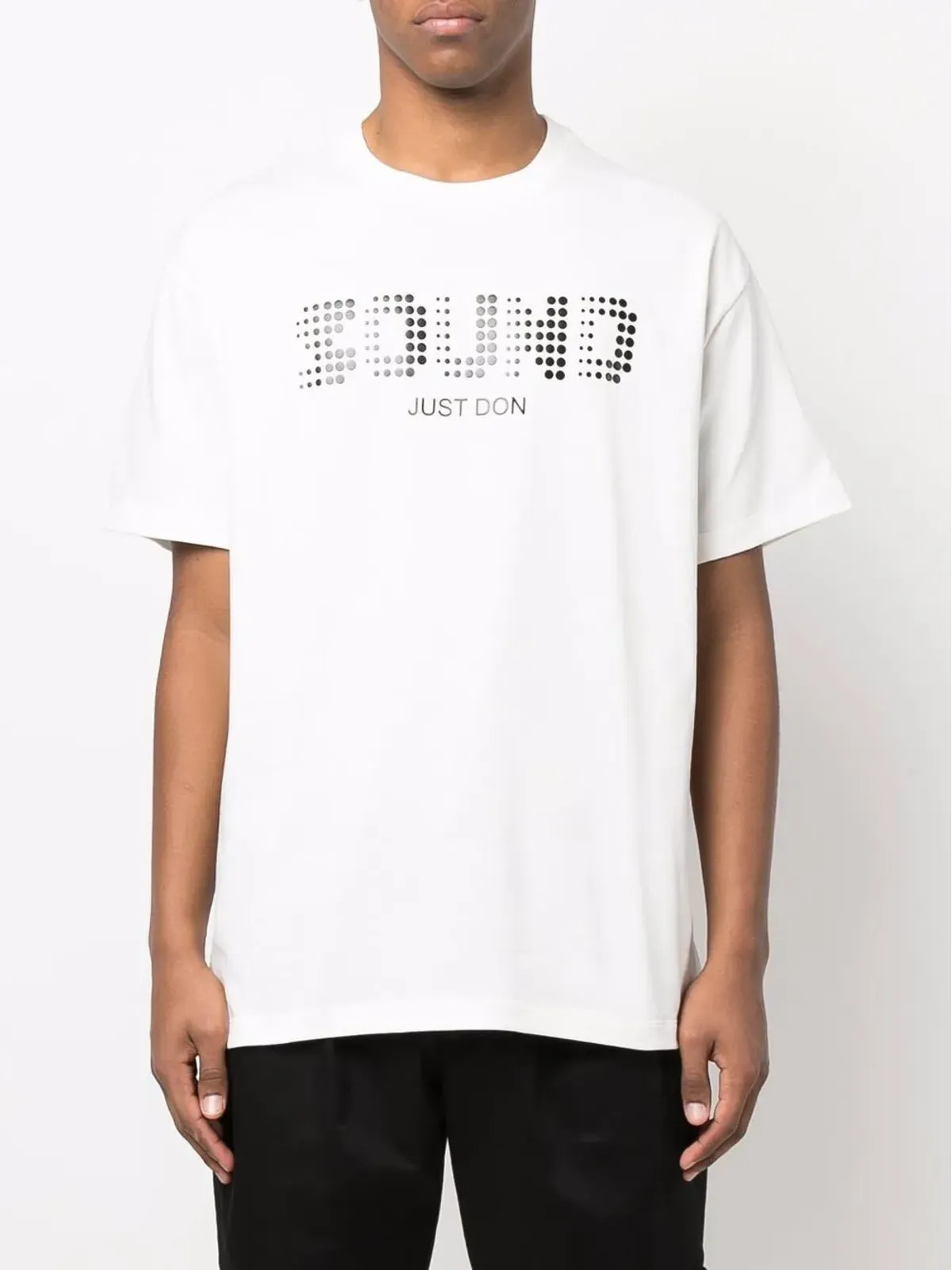 Just Don サウンドプリント半袖Tシャツ - 画像3