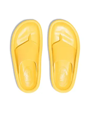 MM6 Maison Margiela ワイドストラップ フリップフロップ - Yellow - サムネイル4
