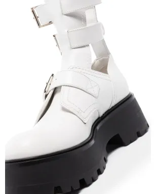 Alexander McQueen バックル留めケージブーツ - サムネイル2